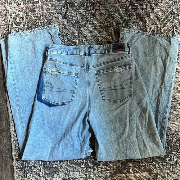 American eagle strigid wide leg jeans 8 long - Picture 4 of 6